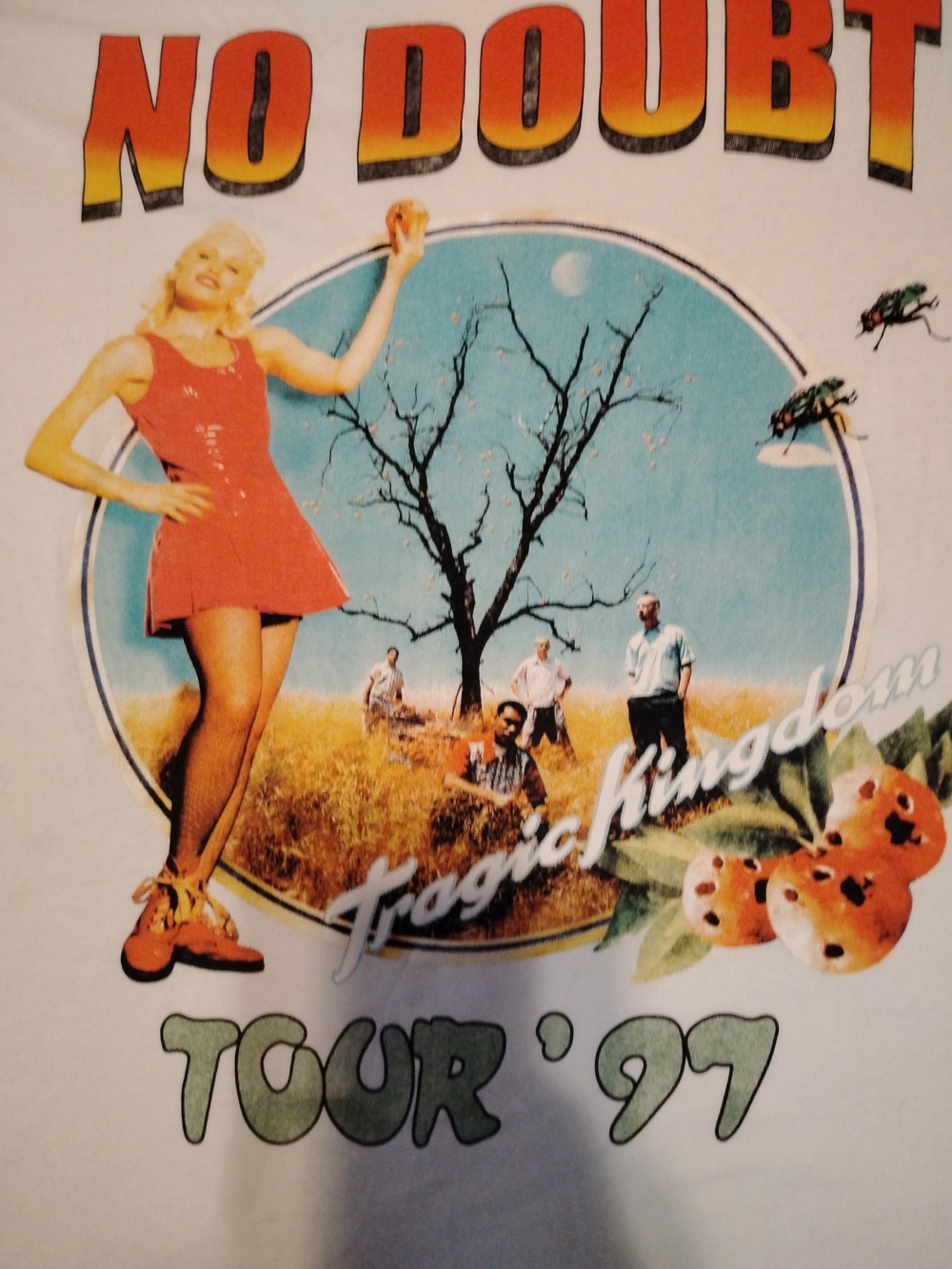 No Doubt 'Tragic Kingdom' Tour '97 Short Sleeve Tee - White